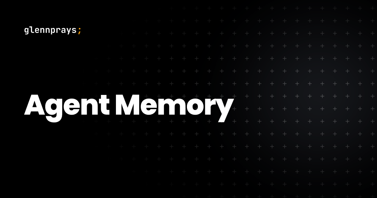 Why Your Agent Keeps Forgetting blog cover